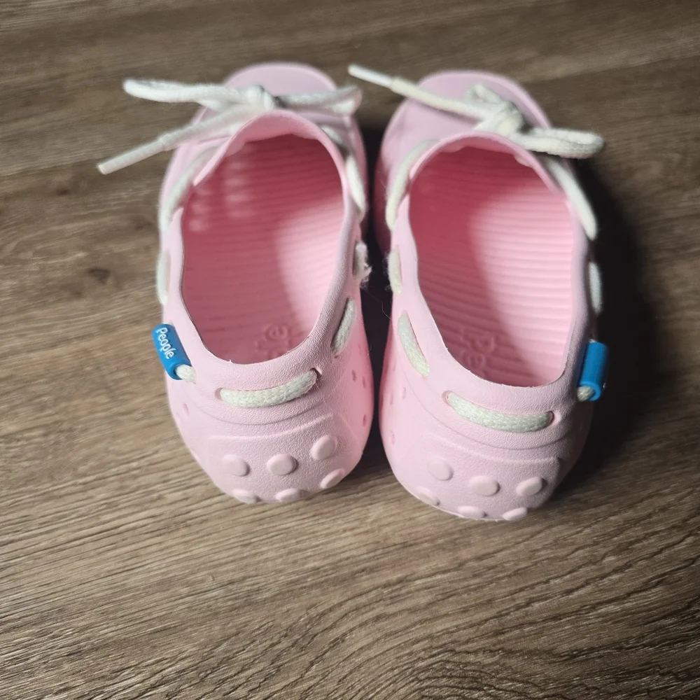 People Kids Pink Water Shoes - Lightweight Slip-On Clog